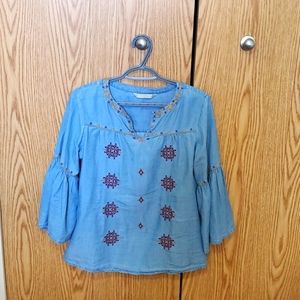Denim top